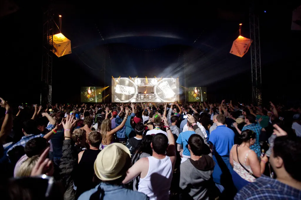 Festivalgoers and atmosphere at Global Gathering 2010